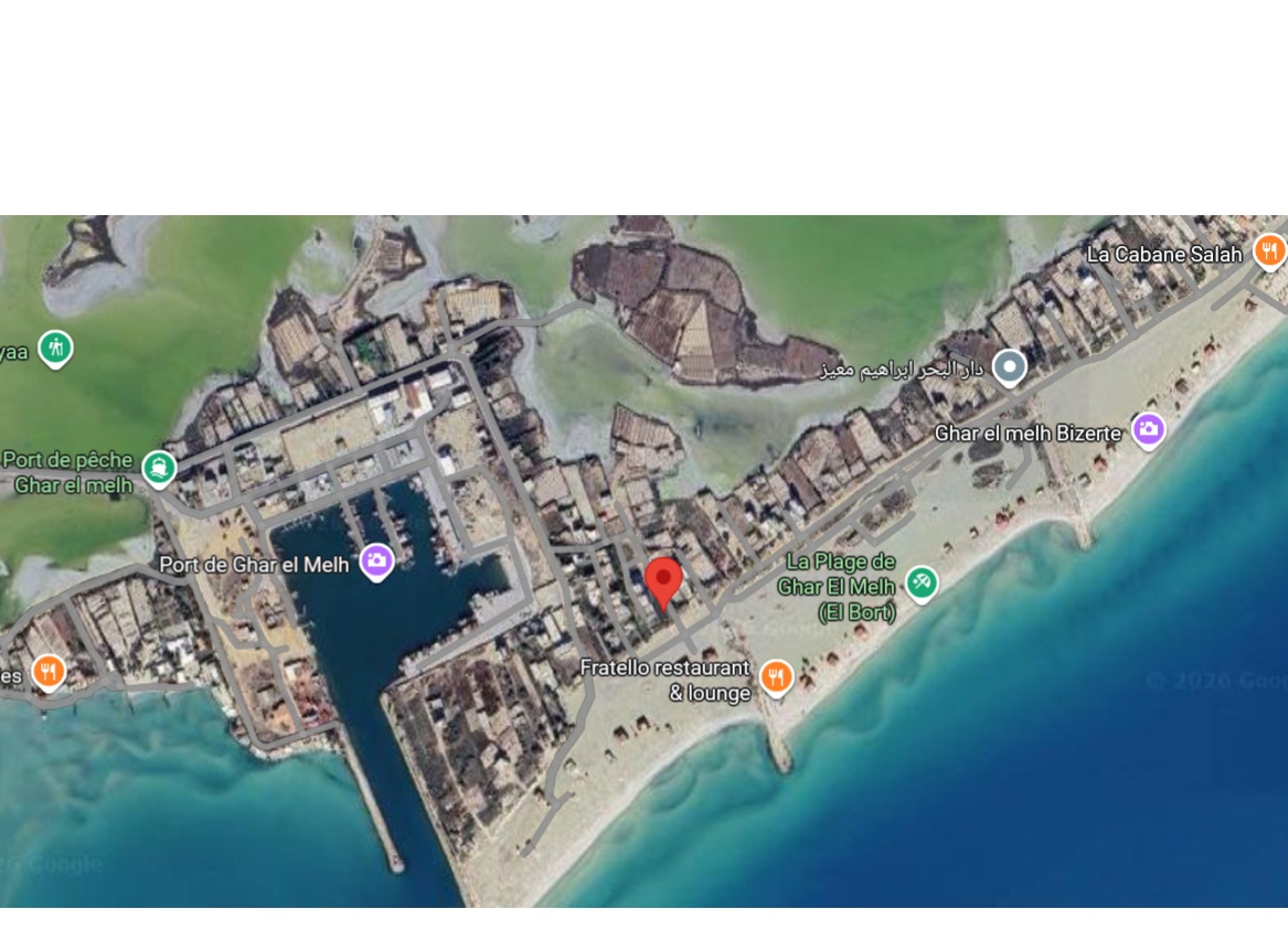 Ghar El Melh&nbsp;Ghar El Melh&nbsp;Terrain&nbsp;Terrain nu&nbsp;Terrain 1�re position sur la plage ghar el melh