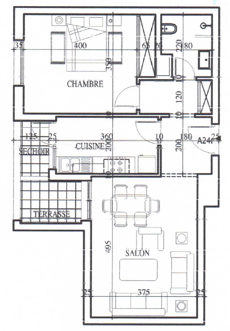 Ain Zaghouan&nbsp;Ain Zaghouan&nbsp;Location&nbsp;Appart. 2 pi�ces&nbsp;Tr�s splus 1