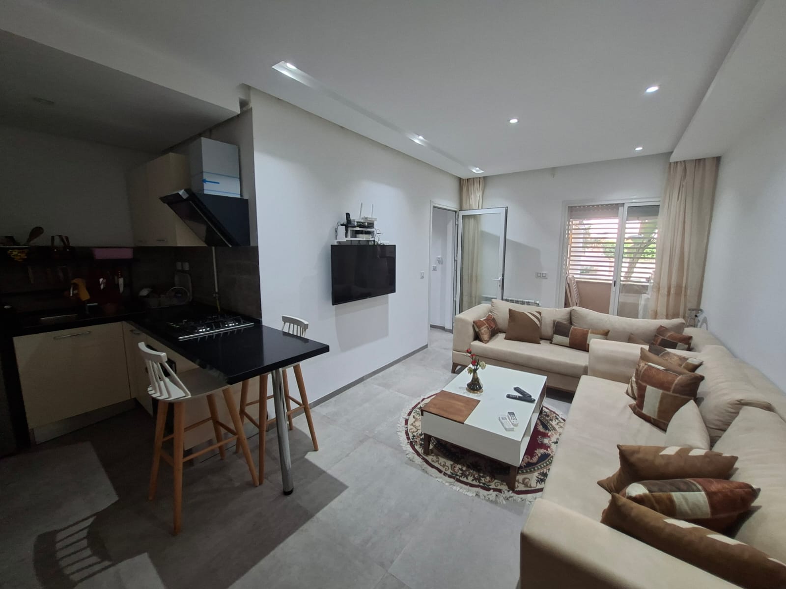 Ariana Ville&nbsp;Cite Ennasr 2&nbsp;Location&nbsp;Appart. 2 pi�ces&nbsp;Appartement s plus 1 meuble � ennaser 2
