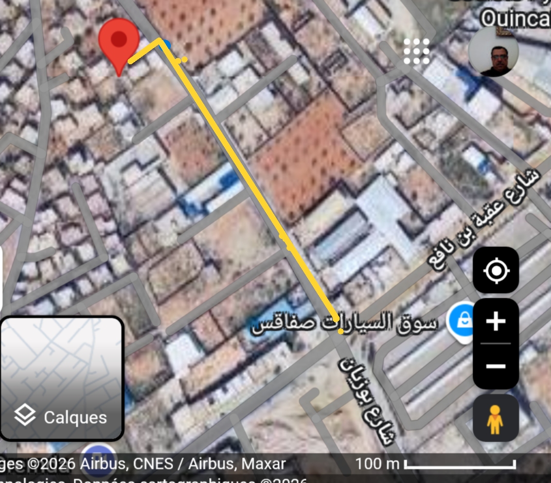 Sfax Sud&nbsp;Merkez Sahnoun&nbsp;Terrain&nbsp;Terrain nu&nbsp;Terrain clotur� pour villa
