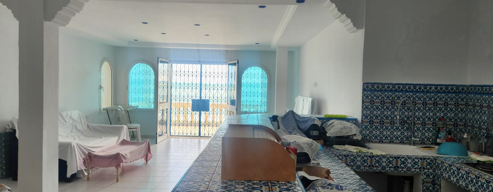 Dar Chaabane Elfehri&nbsp;Dar Chaabane Plage&nbsp;Vente&nbsp;Appart. 2 pi�ces&nbsp;Vend s2 ou �change appart tunis