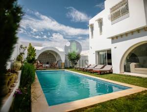 Hammamet&nbsp;Hammamet&nbsp;Vente&nbsp;Maisons&nbsp;   villa s4 avec piscine  ref751a