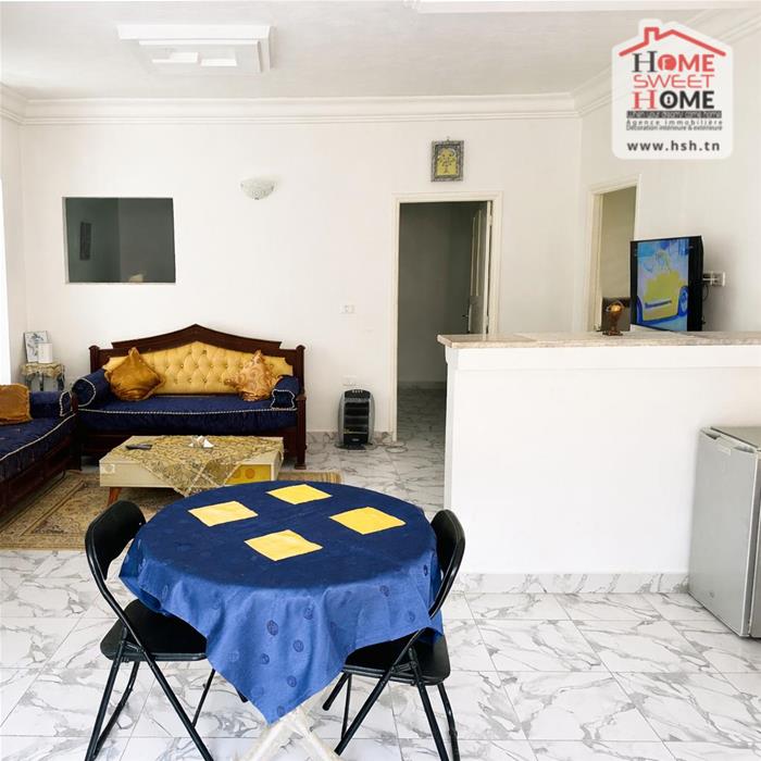 Hammamet&nbsp;Hammamet&nbsp;Location&nbsp;Appart. 2 pi�ces&nbsp;S2 meubl�e velor 130 dt par nuit�e � hammamet nord
