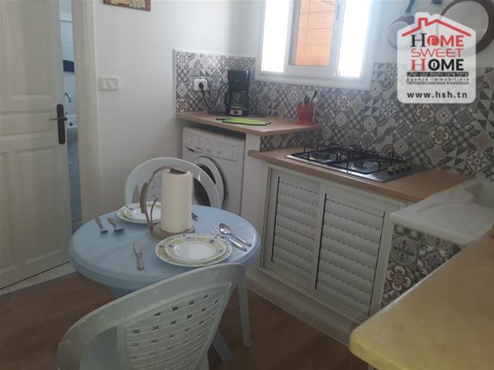 La Marsa&nbsp;Marsa Ennassim&nbsp;Location&nbsp;Appart. 2 pi�ces&nbsp;Studio s1 meubl� cocon � la marsa ville
