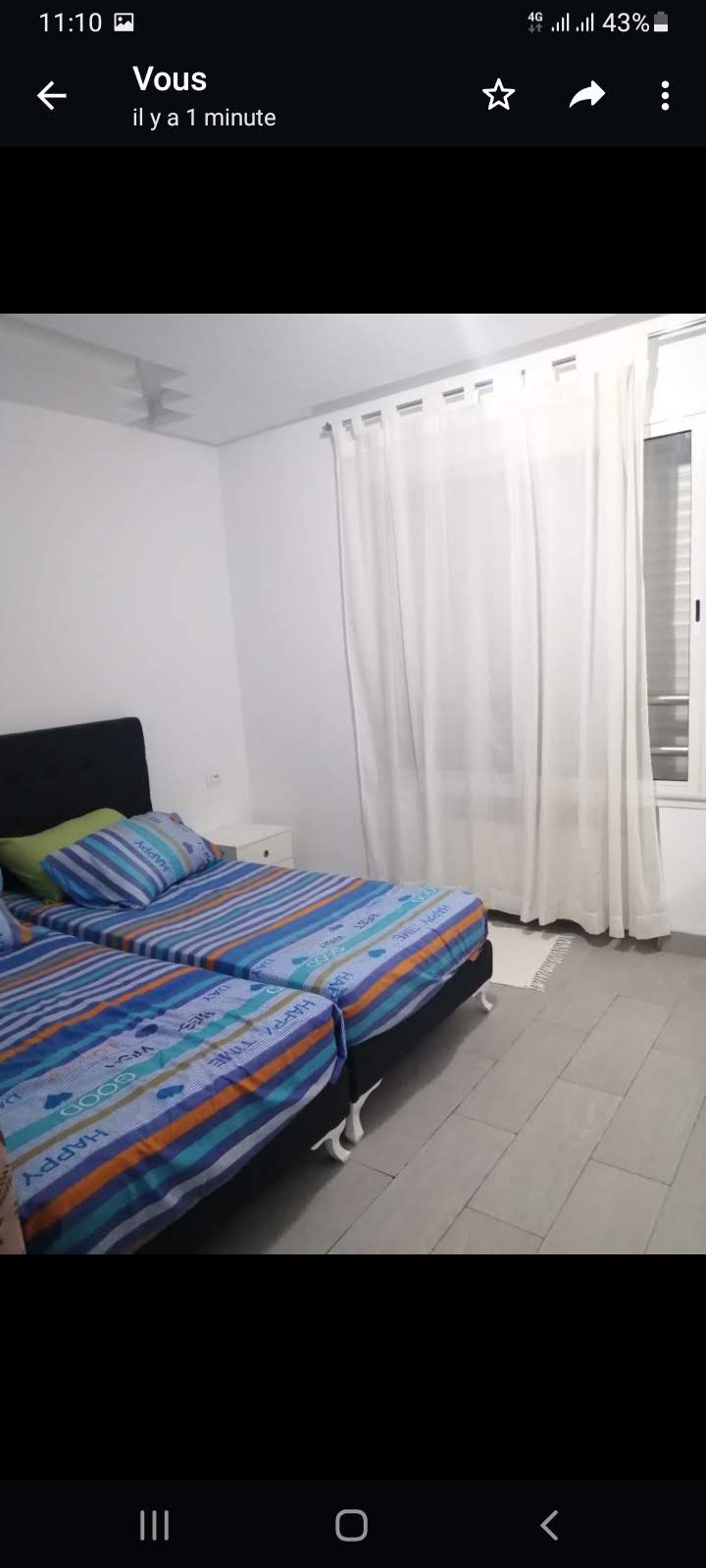Hammamet&nbsp;Cite Afh&nbsp;Location vacances&nbsp;Appart. 1 pi�ce&nbsp;S plus 1 tr�s agreable