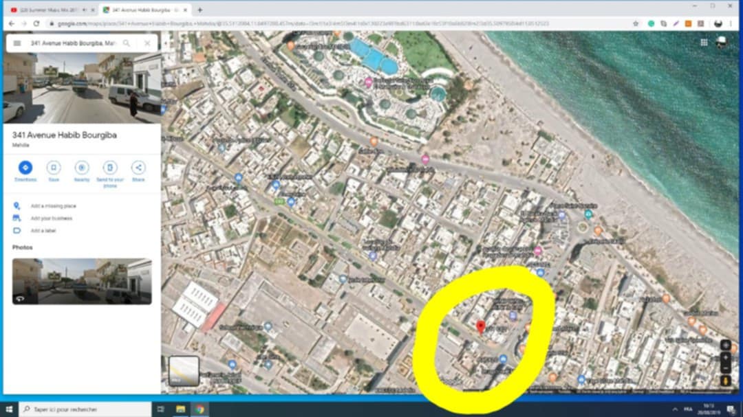 Mahdia&nbsp;Mahdia&nbsp;Location vacances&nbsp;Appart. 2 pi�ces&nbsp;Promo r�sidence 1 mn � pied plage espadon