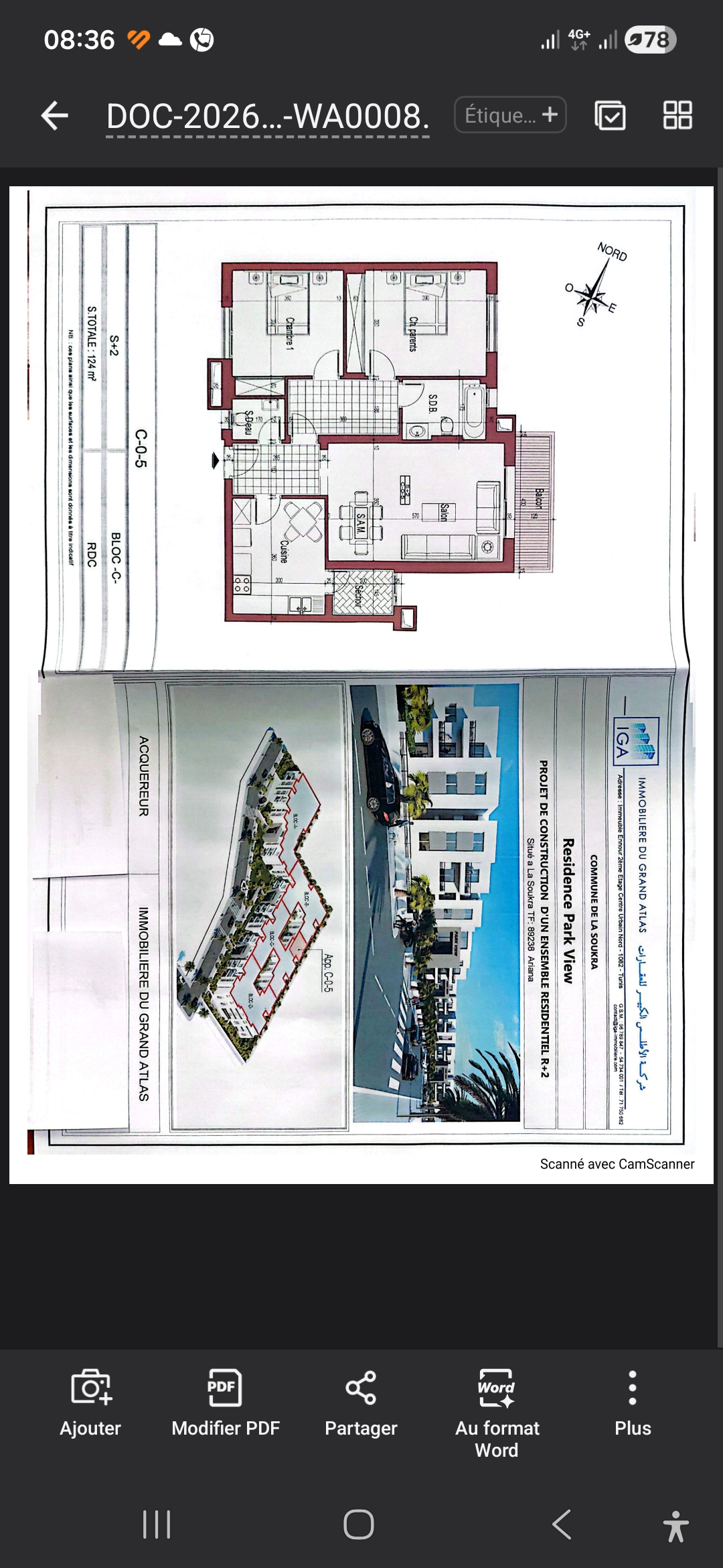 La Soukra&nbsp;Dar Fadhal&nbsp;Vente&nbsp;Appart. 3 pi�ces&nbsp;Un appartement s2 a la soukra