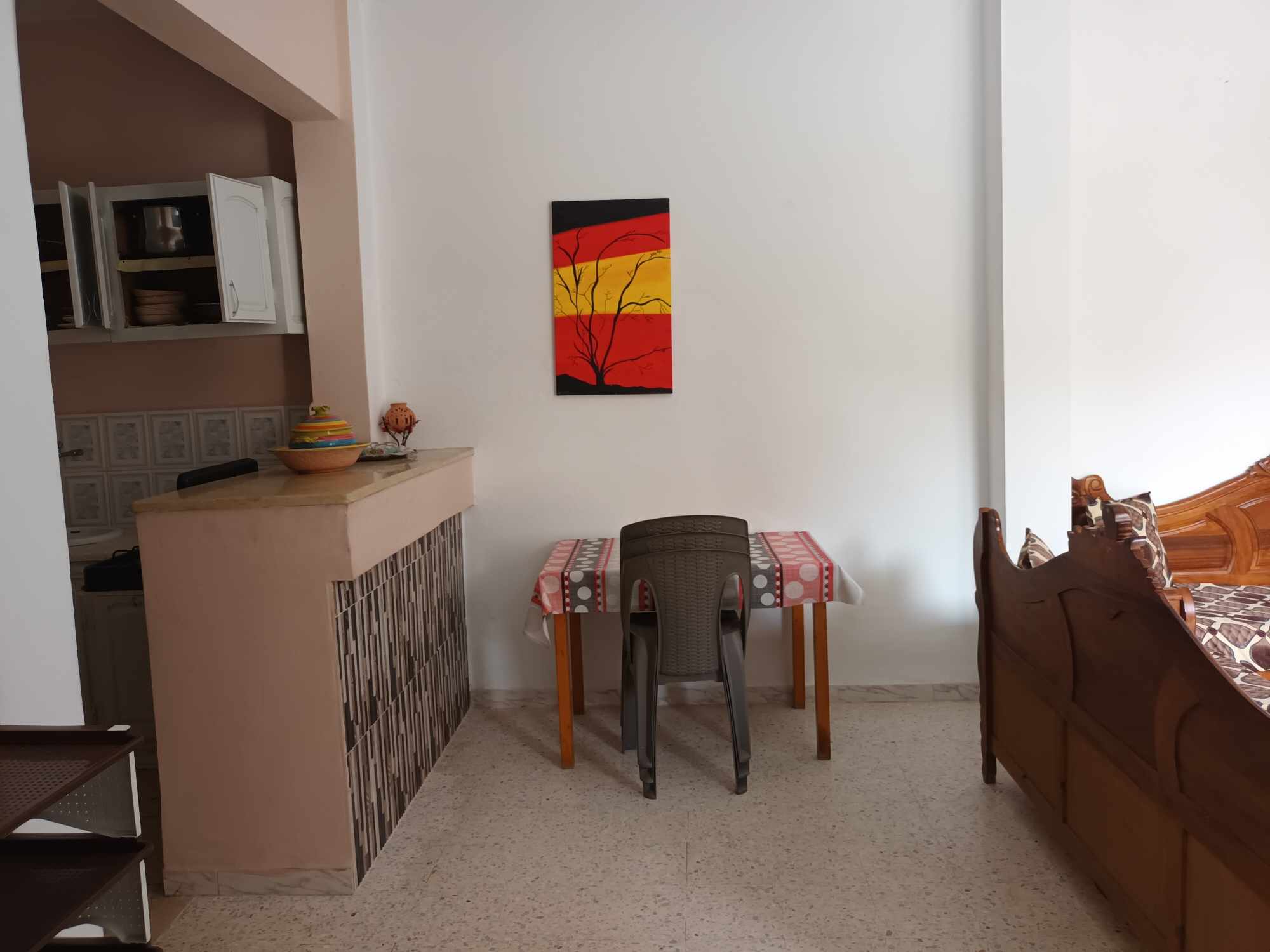 Bizerte Nord&nbsp;Bizerte&nbsp;Location&nbsp;Maisons&nbsp;Un studio spacieux rdc � corniche bizerte