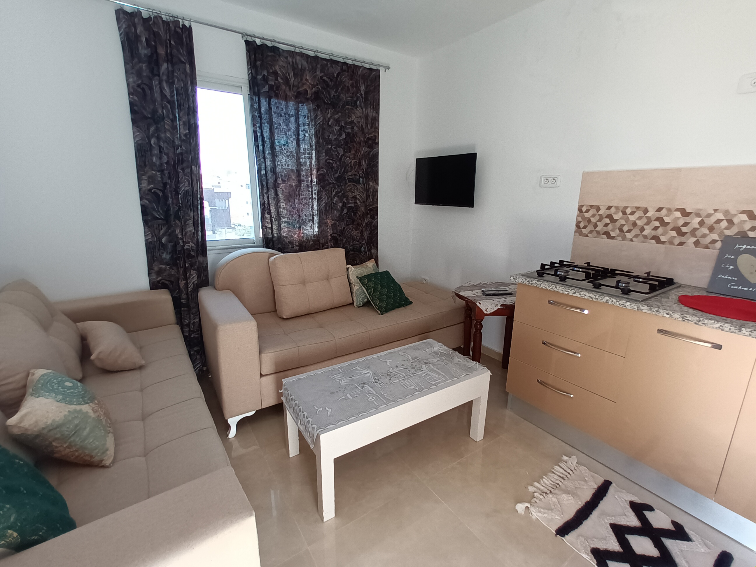 Bizerte Nord&nbsp;Bizerte&nbsp;Location&nbsp;Maisons&nbsp;Un studio pour les vacances  � corniche bizerte