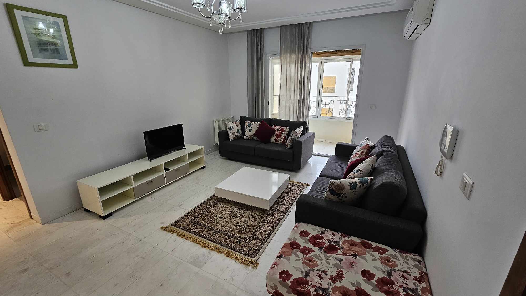 Ain Zaghouan&nbsp;Jardins de Carthage&nbsp;Location&nbsp;Appart. 2 pi�ces&nbsp;App s1 meubl�