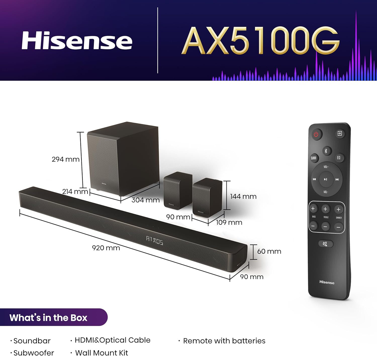 Nouvelle Medina&nbsp;Nouvelle Medina&nbsp;Cables et accessoires&nbsp;Amplifiacateur&nbsp;Home cinema hisense 340 w