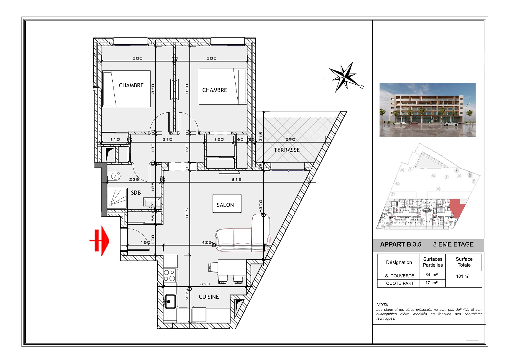 Mahdia&nbsp;Mahdia&nbsp;Vente&nbsp;Appart. 2 pi�ces&nbsp;Appartement s2 haut standing � mahdia
