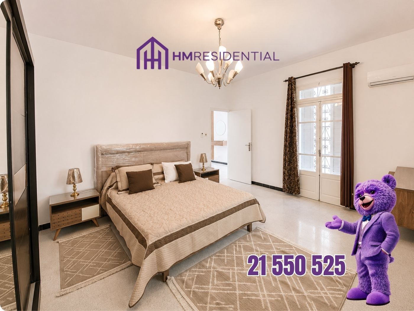 La Marsa&nbsp;Marsa Safsaf&nbsp;Location&nbsp;Appart. 3 pi�ces&nbsp;S3 meubl� � la marsa corniche