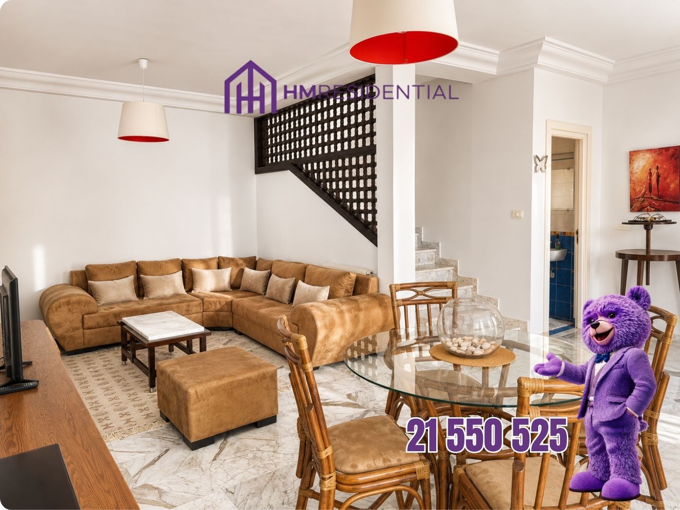 La Marsa&nbsp;Cite Erriadh&nbsp;Location&nbsp;Duplex&nbsp;Duplex s4 meub�