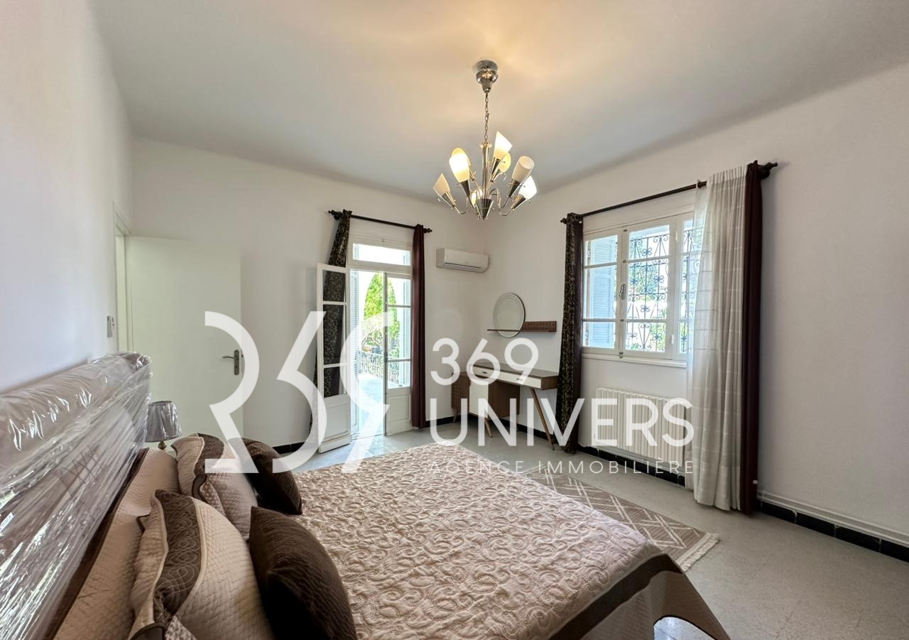 La Marsa&nbsp;Marsa Safsaf&nbsp;Location&nbsp;Appart. 3 pi�ces&nbsp;Rdc meubl� avec terrasse � la marsa ref ra172