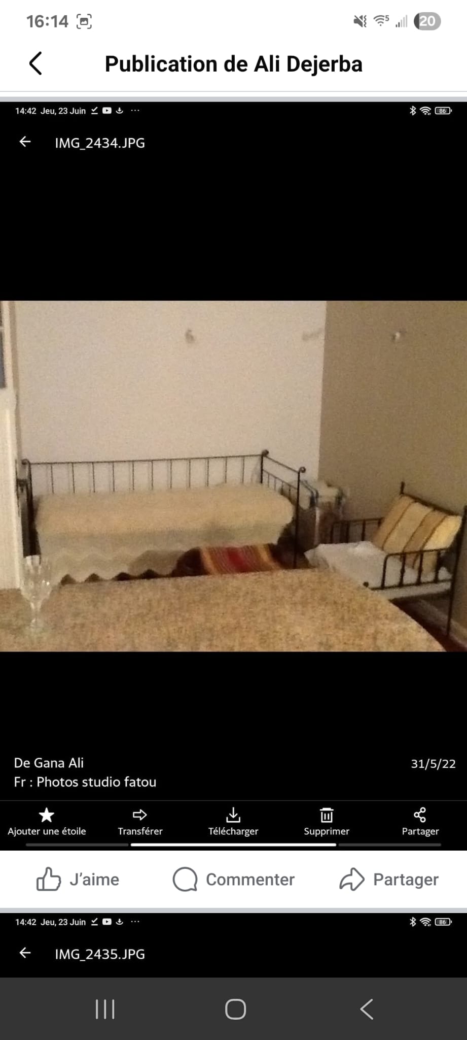 Djerba - Houmet Essouk&nbsp;Fatou&nbsp;Location vacances&nbsp;Appart. 1 pi�ce&nbsp;Studio meubl�