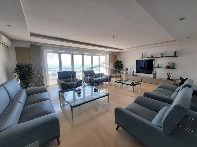 Carthage&nbsp;Sidi Bousaid&nbsp;Location&nbsp;Appart. 4 pi�ces&nbsp;Appartement s3 meubl� � sidi bousaid mal0384