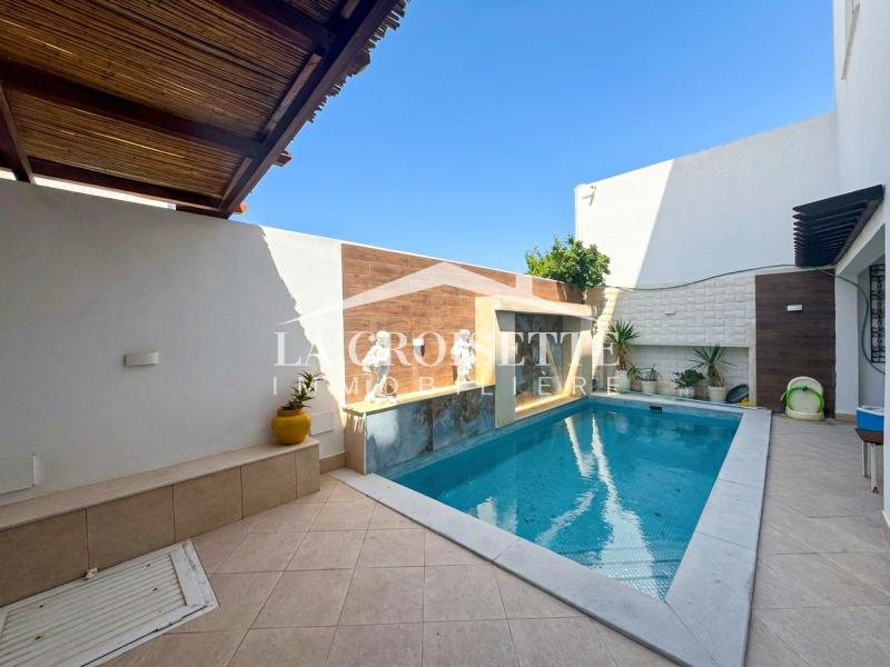 La Marsa&nbsp;Marsa Ennassim&nbsp;Location&nbsp;Maisons&nbsp;Villa plain pied s4 � la marsa mvl0516