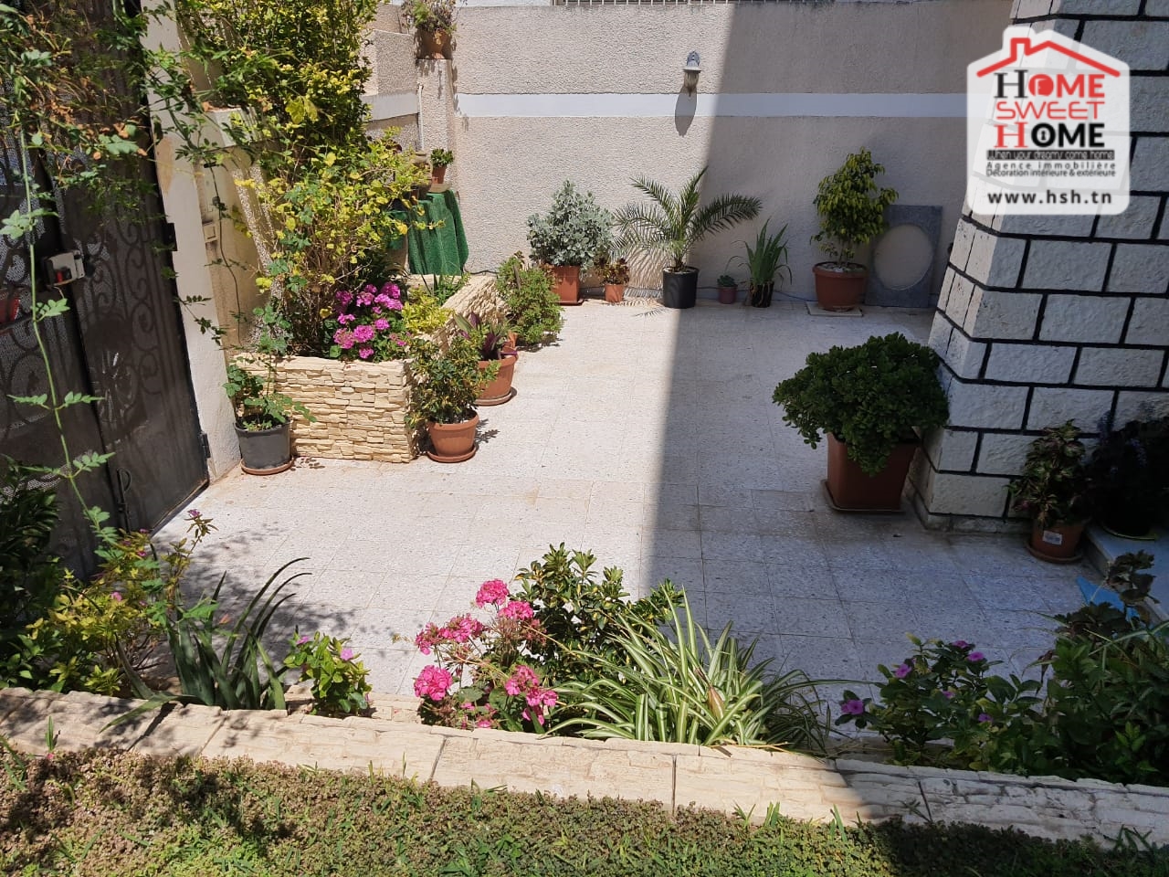 Le Bardo&nbsp;Le Bardo&nbsp;Vente&nbsp;Appart. 5 pi�ces+&nbsp;Rdc de villa zina � bardo