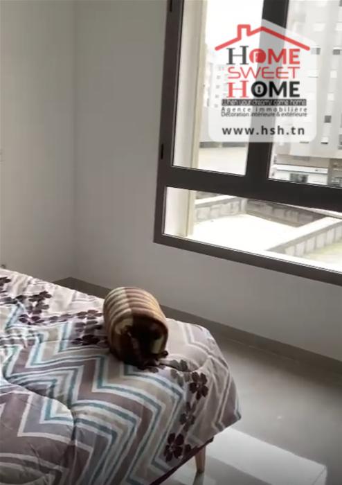La Marsa&nbsp;El Aouina&nbsp;Location&nbsp;Appart. 2 pi�ces&nbsp;Appart s1 meubl� azal � l'aouina