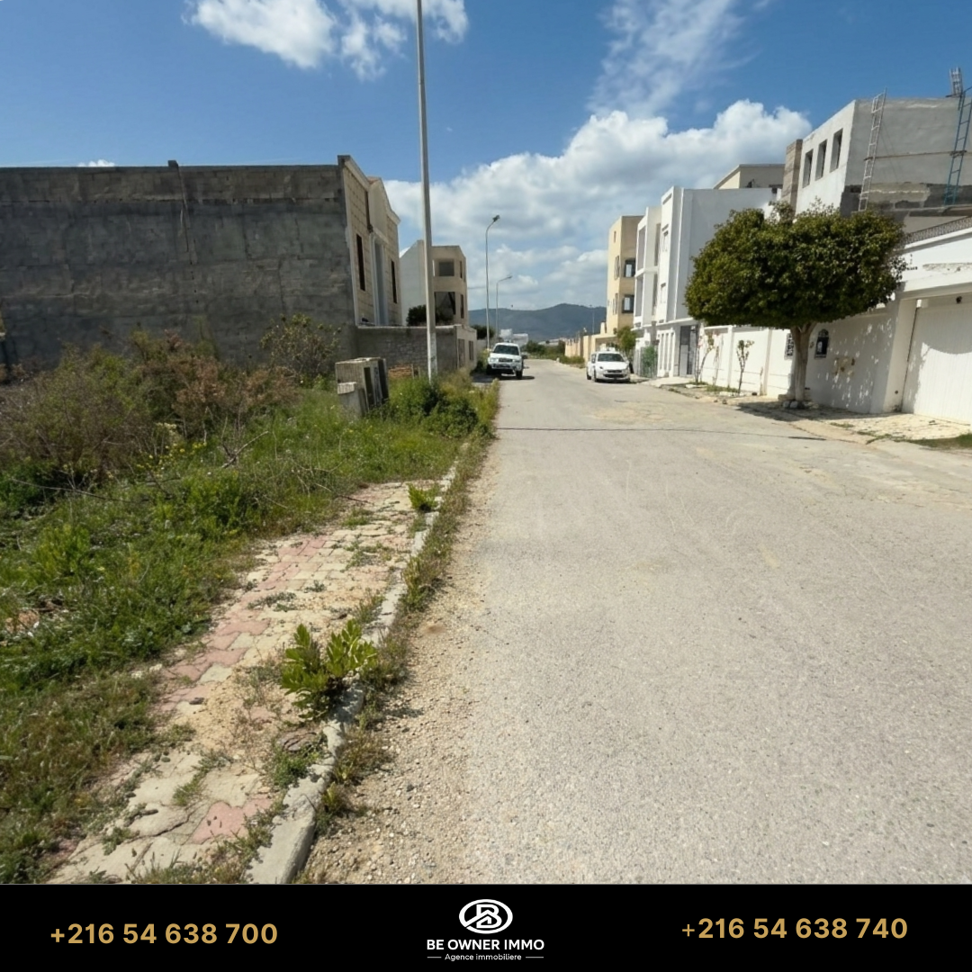 Hammam Chatt&nbsp;Borj Cedria&nbsp;Vente&nbsp;Autre&nbsp;Terrain de 332 m2 av