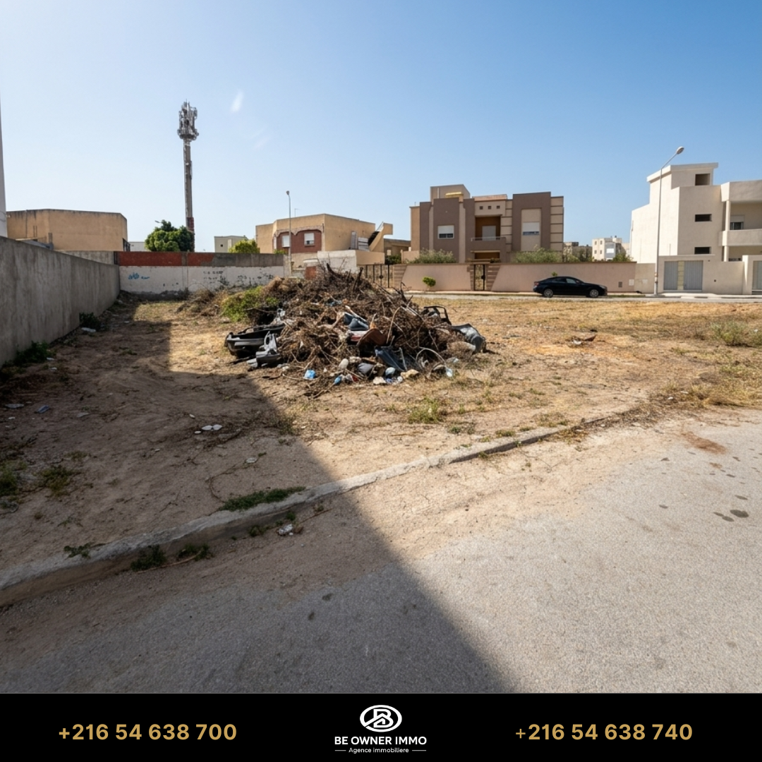 Hammam Chatt&nbsp;Borj Cedria&nbsp;Vente&nbsp;Autre&nbsp;Terrain de 453 m2 av