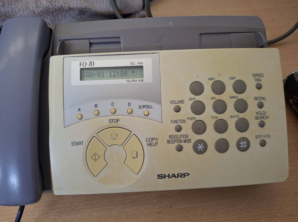 Sousse Jaouhara&nbsp;Sahloul&nbsp;Fax Simple&nbsp;Autre&nbsp;Fax sharp fo70