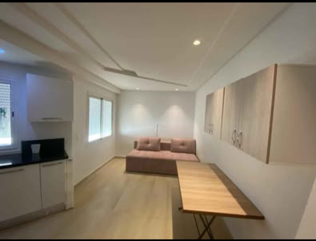 Nabeul&nbsp;Cite Universitaire&nbsp;Location&nbsp;Appart. 1 pi�ce&nbsp;S0 avec meuble et ppkg ss sol