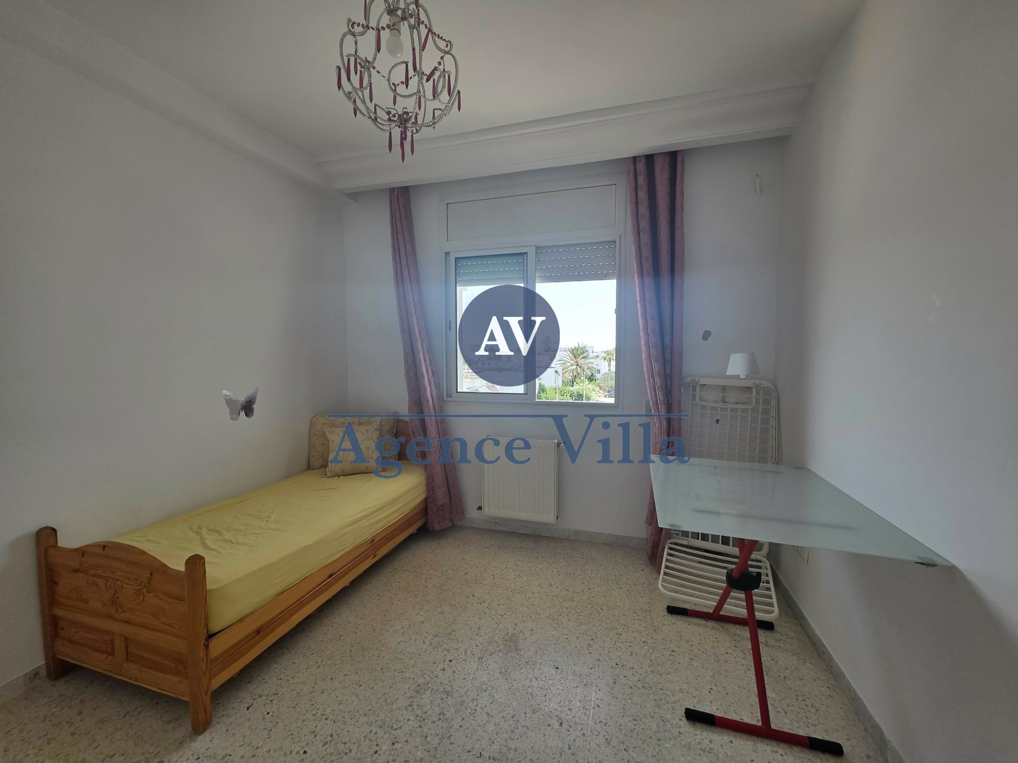 La Marsa&nbsp;Cite Erriadh&nbsp;Location&nbsp;Appart. 4 pi�ces&nbsp;Appartement s3 meubl� ou vide � la marsa