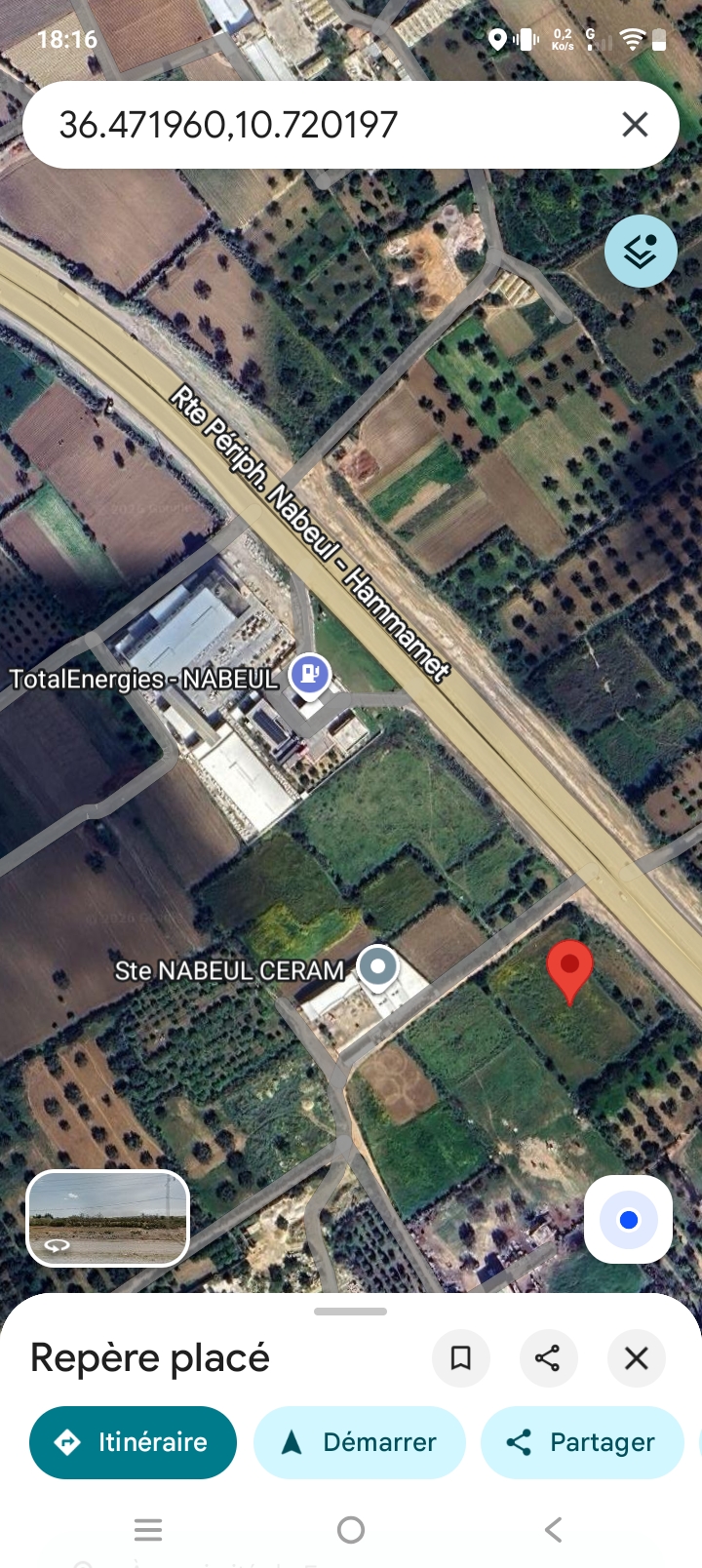 Nabeul&nbsp;Nabeul&nbsp;Terrain&nbsp;Terrain nu&nbsp;Terrain 4200m2 route p�riph�rique nabeul hammamet