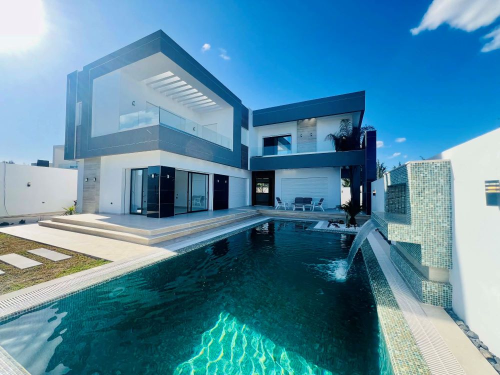 Hammamet&nbsp;Hammamet&nbsp;Vente&nbsp;Maisons&nbsp;V605 villa turquoise ds