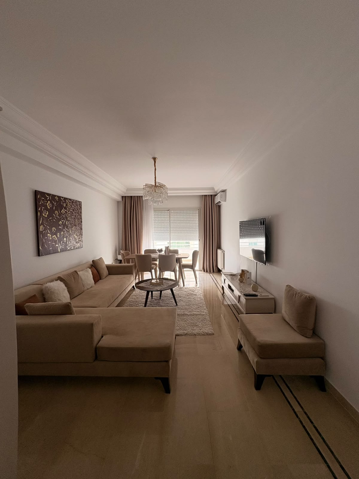 Mnihla&nbsp;Jardins d'el Menzah&nbsp;Location&nbsp;Appart. 3 pi�ces&nbsp;Appartement s plus 2 meubl� � jardin d'el menzah 2