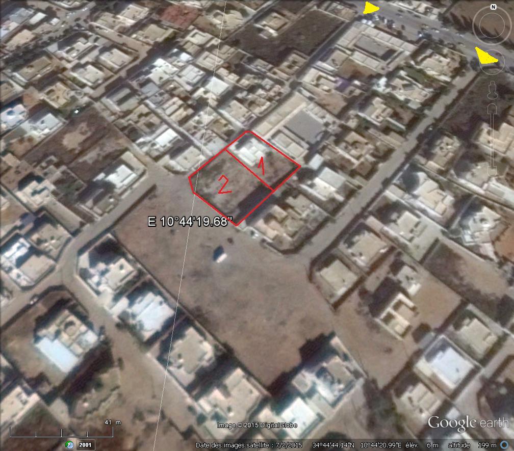 Sfax Sud&nbsp;El Ain&nbsp;Terrain&nbsp;Terrain nu&nbsp;Terrain de 811m2 route el ain km 2