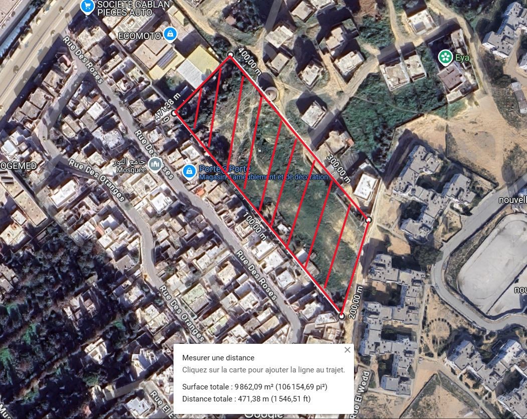 Rades&nbsp;Cite Nouvelle&nbsp;Terrain&nbsp;Terrain nu&nbsp;Terrain r�sidentiel � fort rendement