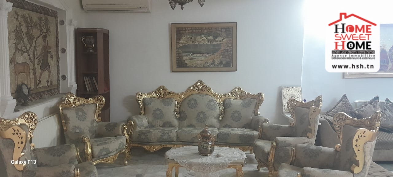 Carthage&nbsp;Salambo&nbsp;Vente&nbsp;Appart. 4 pi�ces&nbsp;Rdc de villa s4 patio � carthage salambo