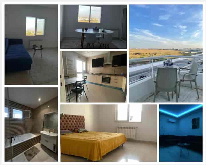 La Soukra&nbsp;La Soukra&nbsp;Location&nbsp;Appart. 4 pi�ces&nbsp;Appartement s3 meubl� avec vue panoramique