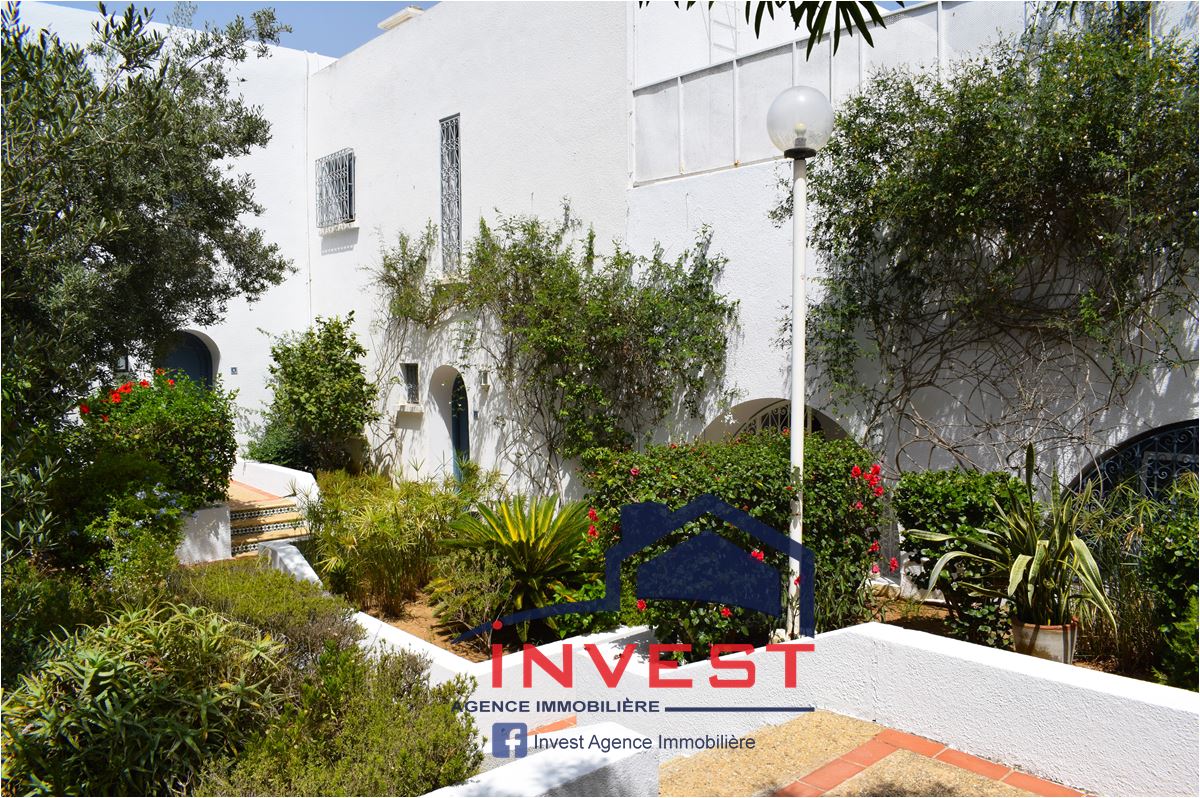 La Marsa&nbsp;Gammart&nbsp;Location&nbsp;Appart. 1 pi�ce&nbsp;S1 meubl� avec piscine � gammarth