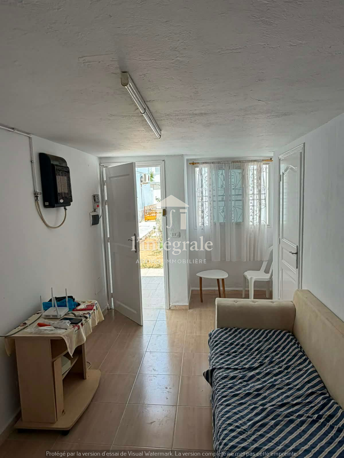 Ariana Ville&nbsp;Cite Ennasr 2&nbsp;Location&nbsp;Appart. 2 pi�ces&nbsp;S1 meubl� rdc