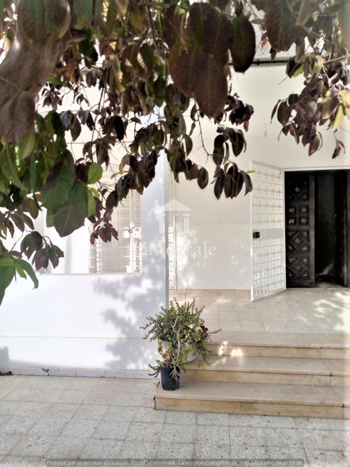 El Menzah&nbsp;El Manar 2&nbsp;Location&nbsp;Maisons&nbsp;Rez de chauss�e s4 � usage bureautique