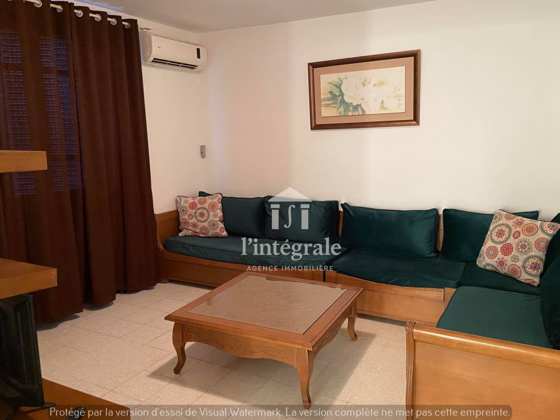 El Menzah&nbsp;El Menzah 9&nbsp;Location&nbsp;Appart. 3 pi�ces&nbsp;S2 bien meubl� avec grand jardin