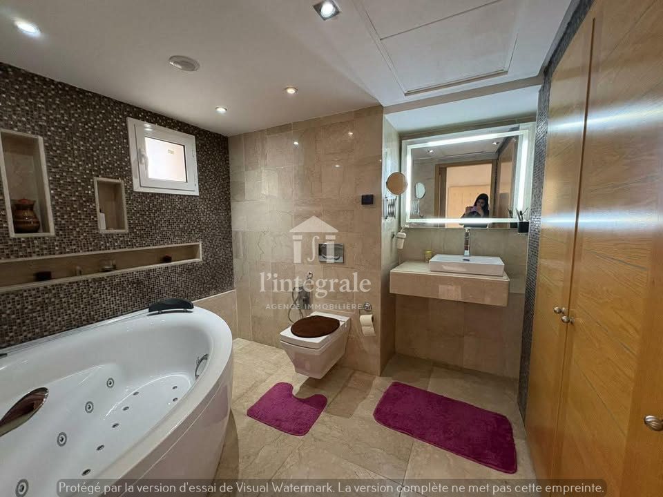 La Marsa&nbsp;Berge Du Lac&nbsp;Location&nbsp;Appart. 5 pi�ces+&nbsp;S4 meubl� de luxe