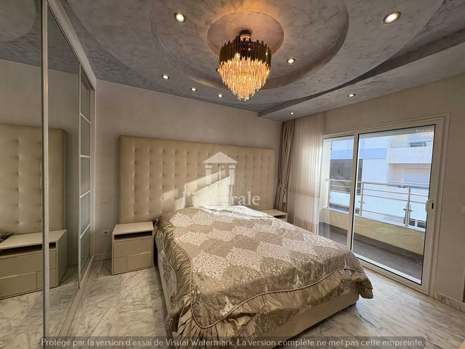La Marsa&nbsp;Berge Du Lac&nbsp;Location&nbsp;Appart. 5 pi�ces+&nbsp;S4 meubl� de luxe