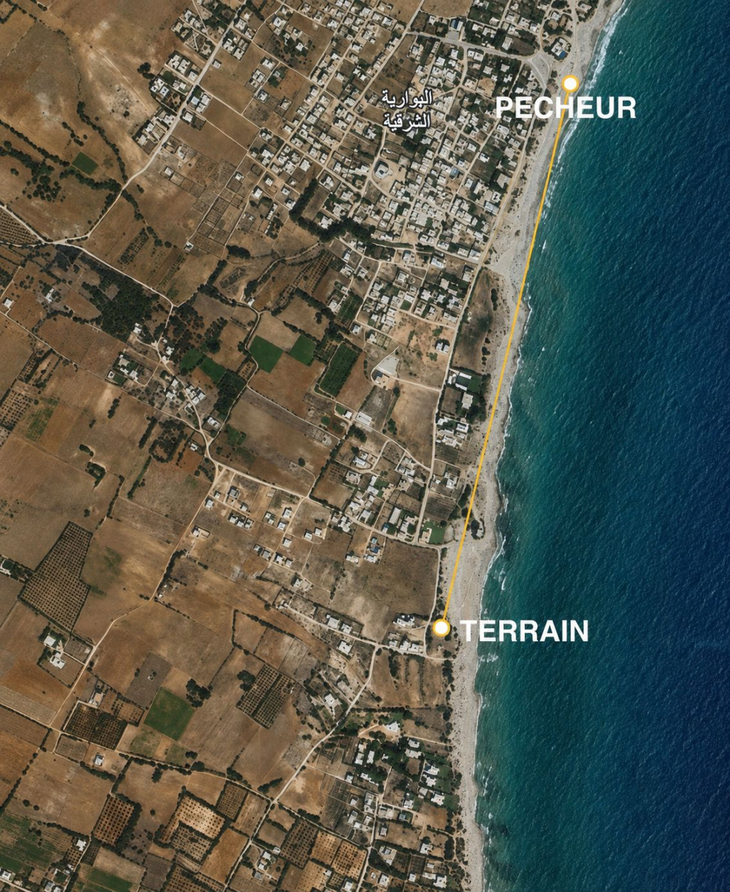 El Haouaria&nbsp;El Haouaria&nbsp;Terrain&nbsp;Terrain nu&nbsp;Terrain 700 m vue mer el haouaria