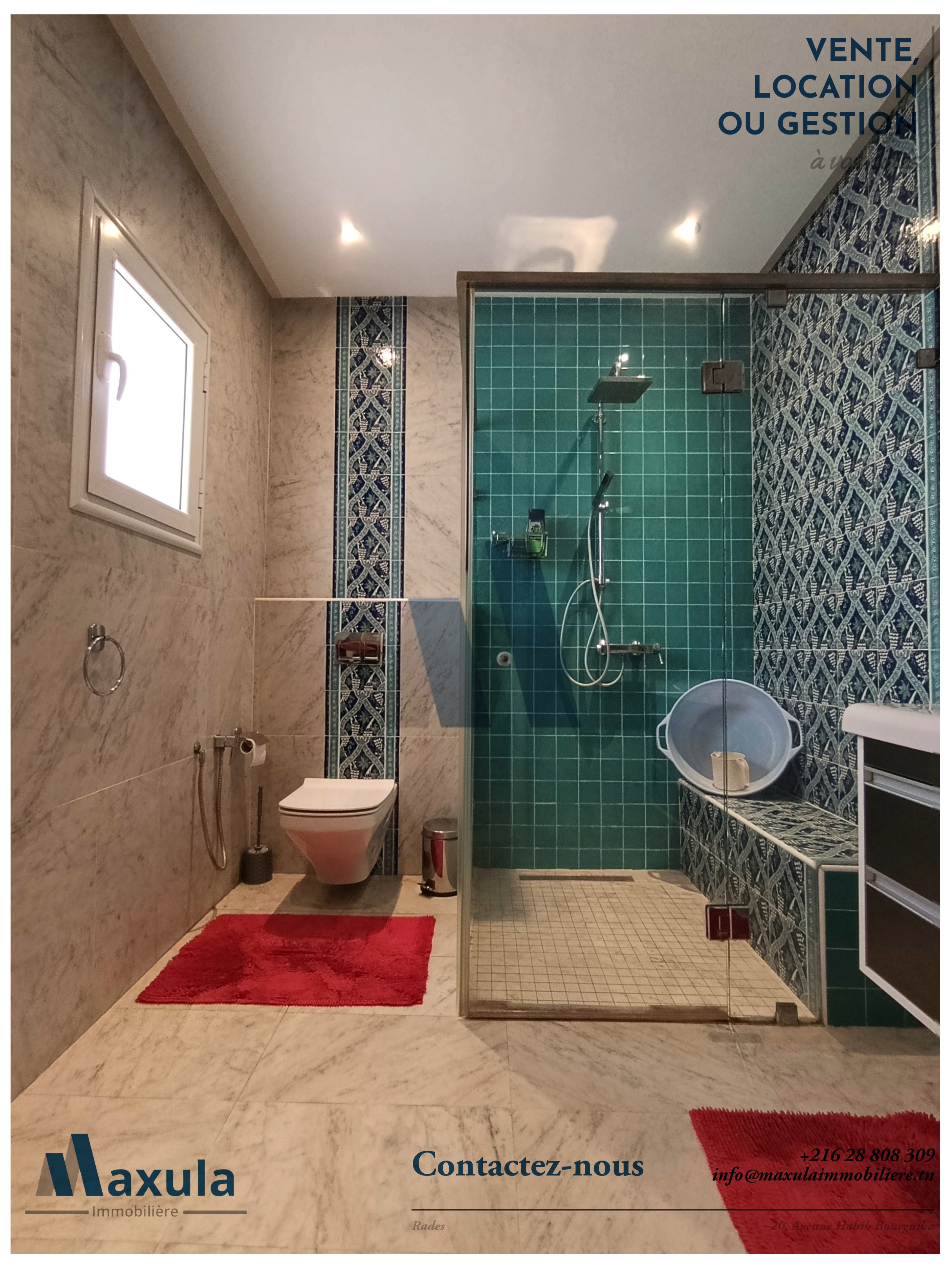 Rades&nbsp;Rades&nbsp;Vente&nbsp;Maisons&nbsp;Villa s5 de plain pied a rades ville