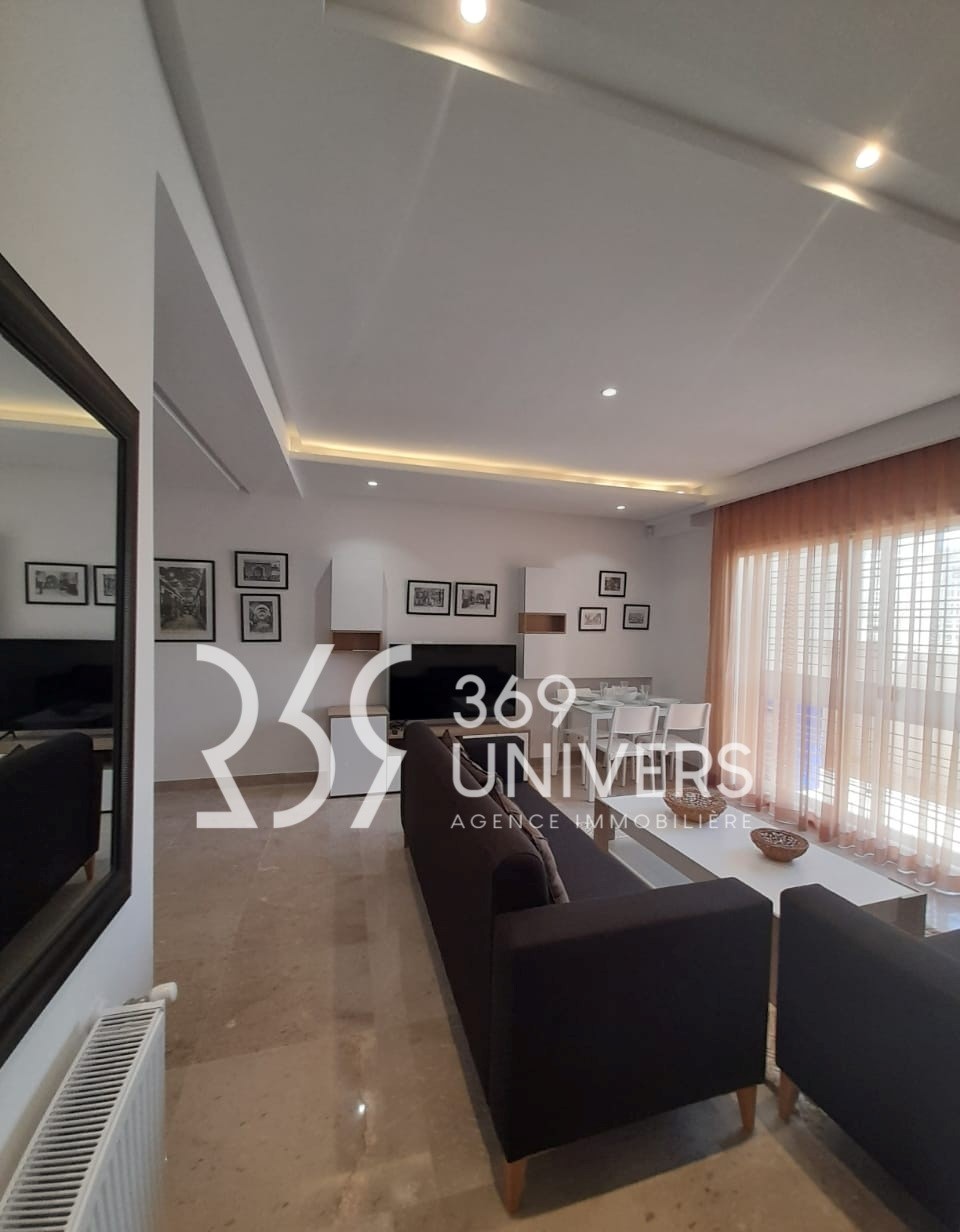 Ain Zaghouan&nbsp;Jardins de Carthage&nbsp;Location&nbsp;Appart. 1 pi�ce&nbsp;Appartement meubl� avec balcon au x jdc ref ra179