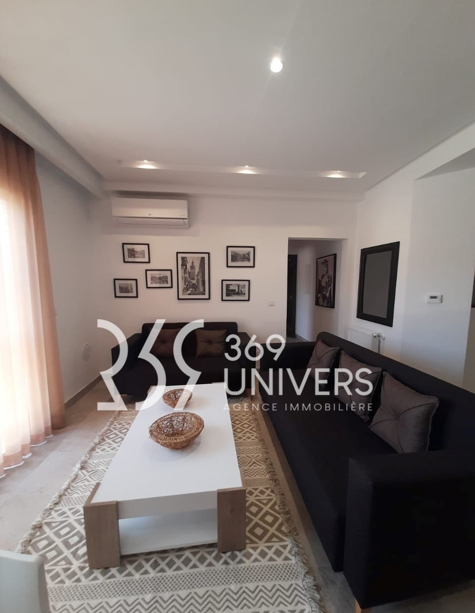 Ain Zaghouan&nbsp;Jardins de Carthage&nbsp;Location&nbsp;Appart. 1 pi�ce&nbsp;Appartement meubl� avec balcon au x jdc ref ra179