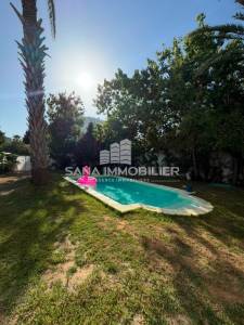 Nabeul&nbsp;Nabeul&nbsp;Vente&nbsp;Maisons&nbsp;A  villa s5 avec piscine ref513a