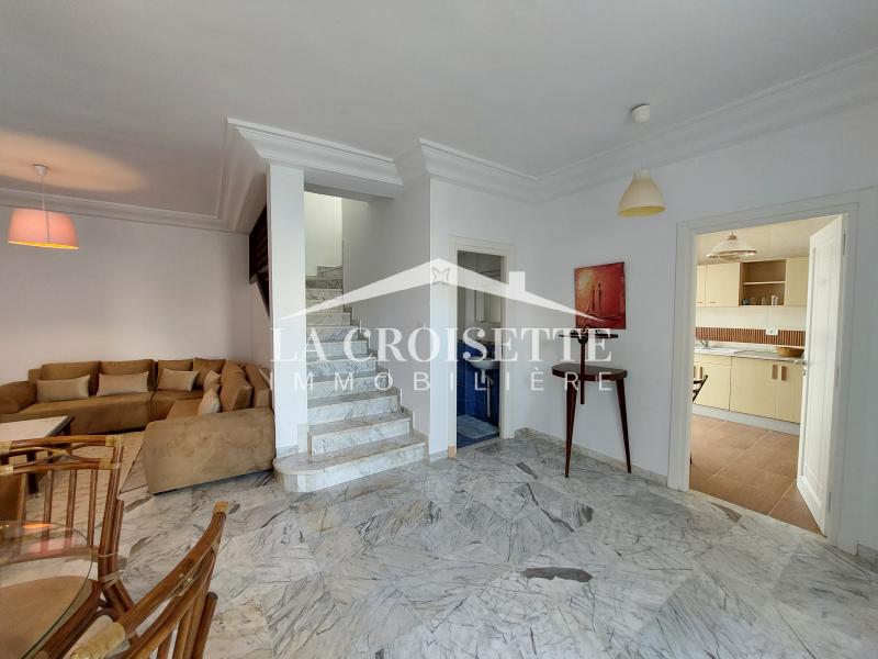 La Marsa&nbsp;Marsa Erriadh&nbsp;Location&nbsp;Duplex&nbsp;Duplex s4 meubl� avec jardin � la marsa zdl0674