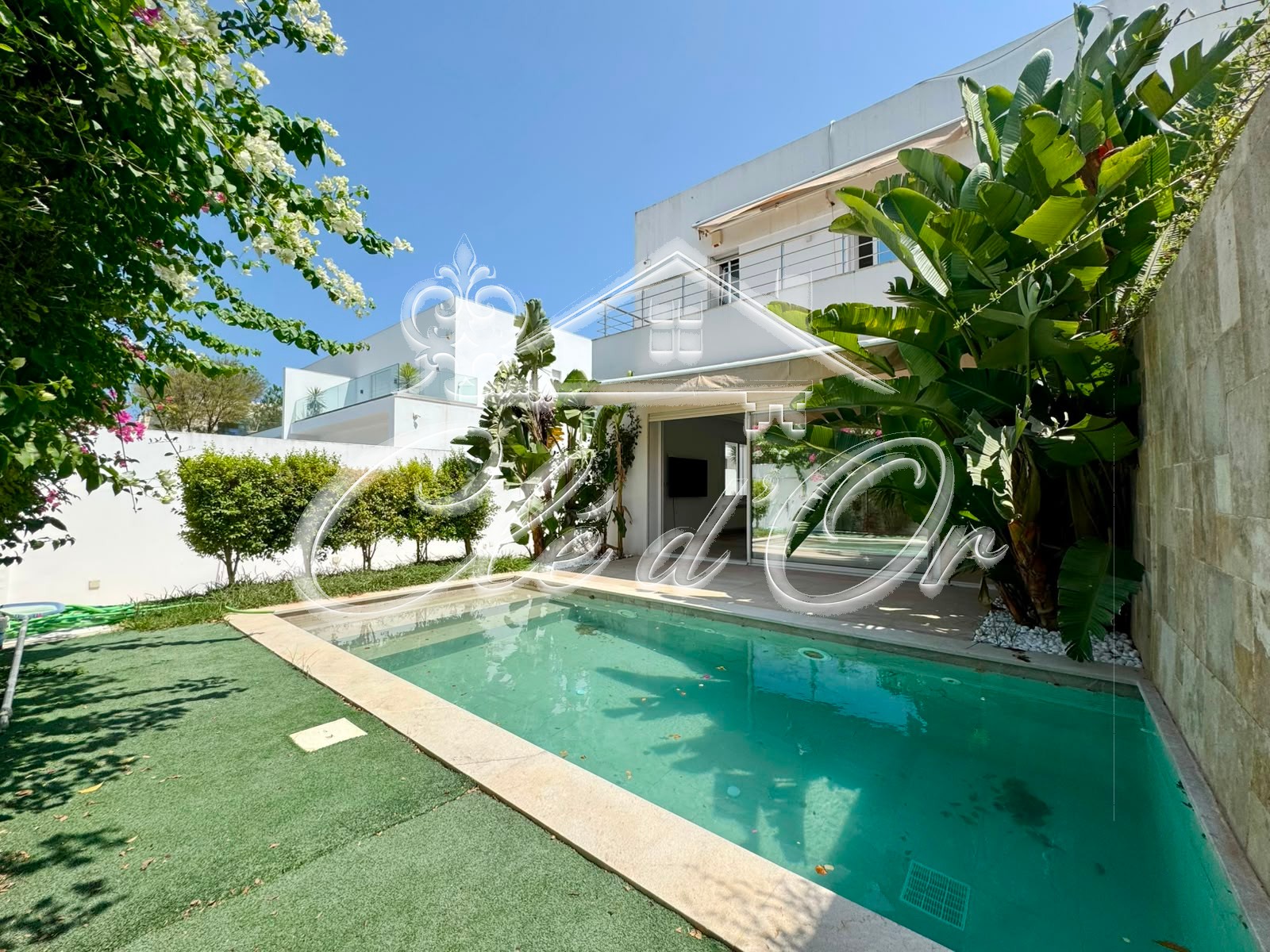 La Marsa&nbsp;Gammart&nbsp;Location&nbsp;Maisons&nbsp;Villa avec piscine � gammarth