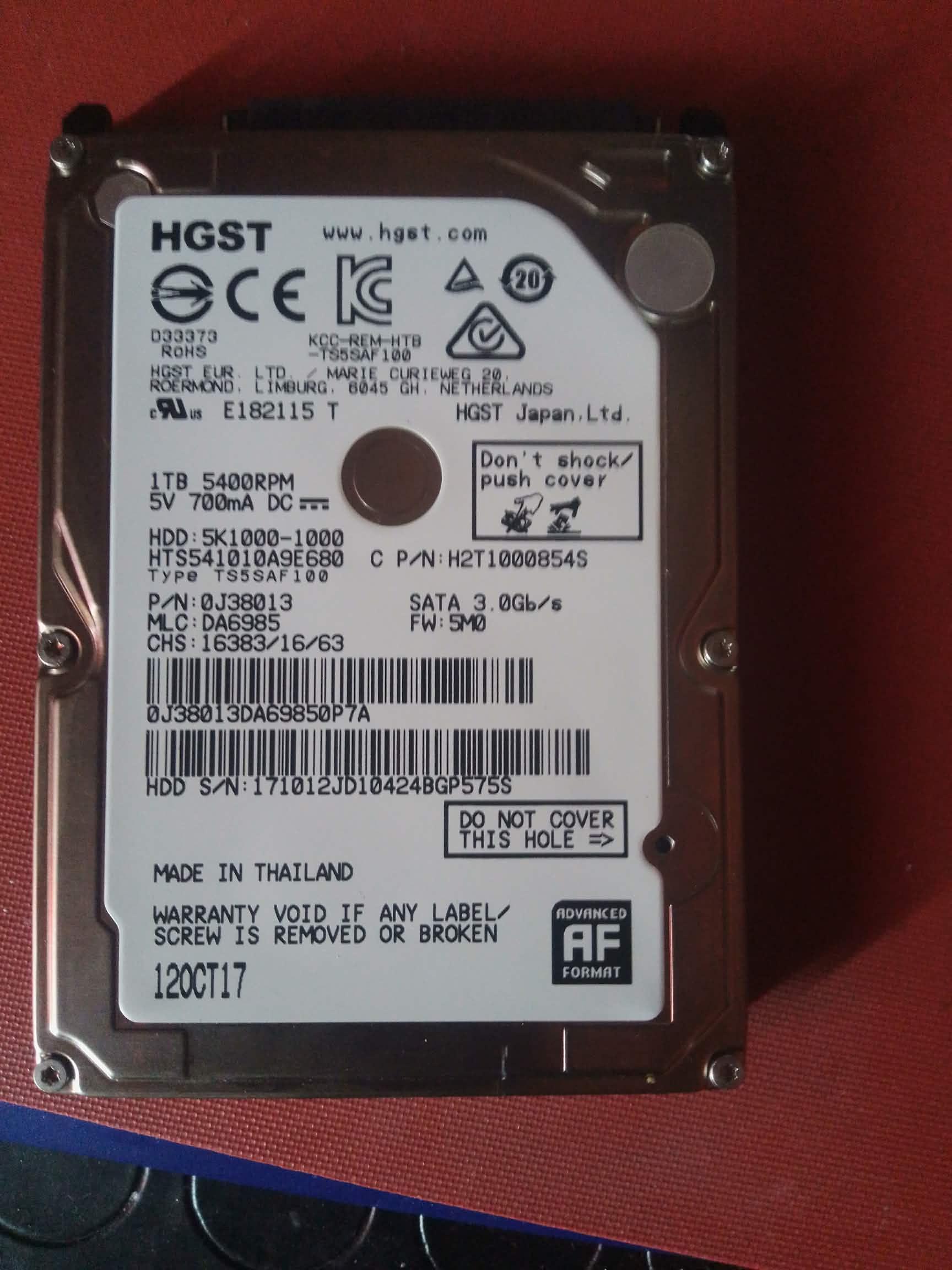 El Menzah&nbsp;El Menzah 9&nbsp;Ordin. familial&nbsp;Autre&nbsp;Disque dur 1tb